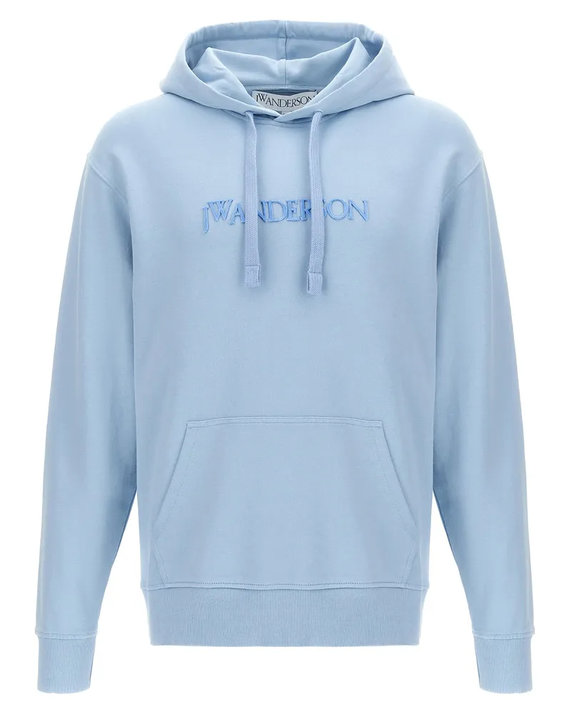 J.W.Anderson J.W.Verson 'Logo Stickerei' Hoodie 'Sweatshirt Blue
