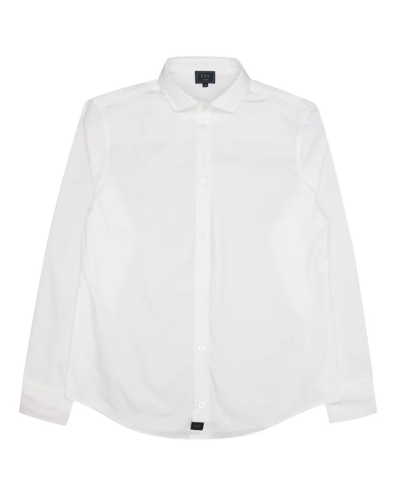 Fay Shirts Elfenbein Ivory
