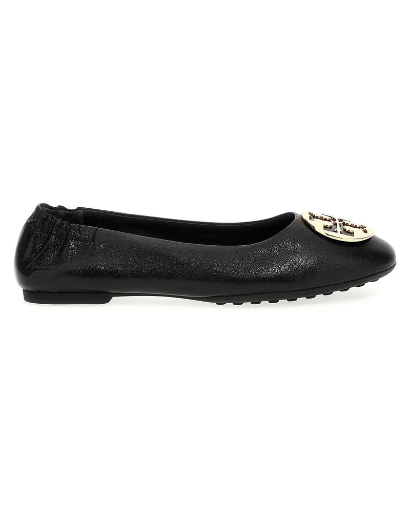 Tory Burch New Logo' Ballet Flats Black