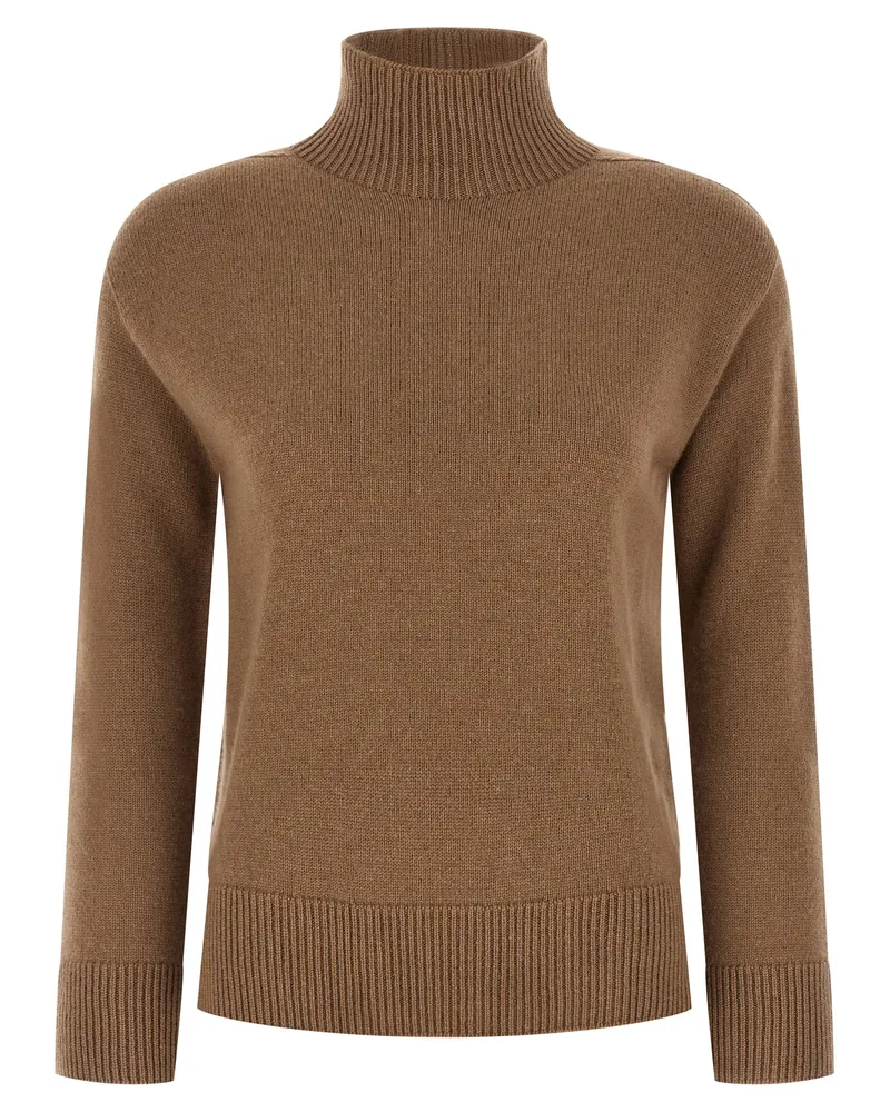 Max Mara Max Mara‘S Rollkragenpullover „Quercia Brown