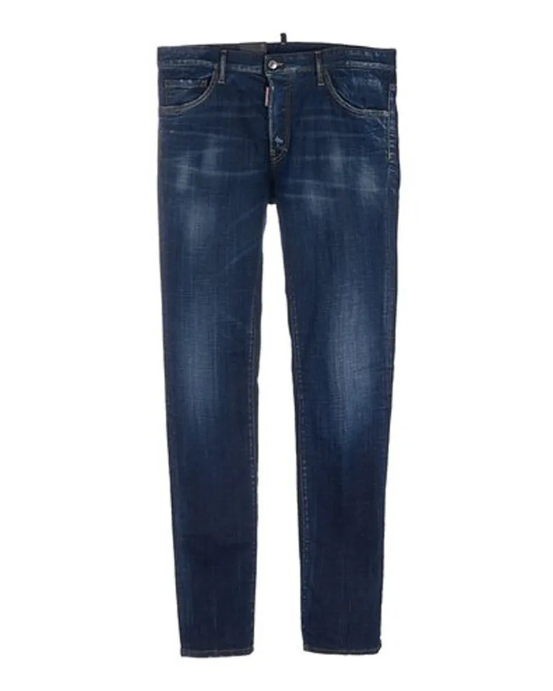 Dsquared2 Cotton Denim Jeans Blue