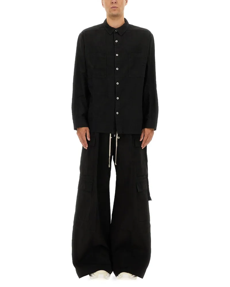 DRKSHDW by Rick Owens Jumbo Outershirt" Hemd Black