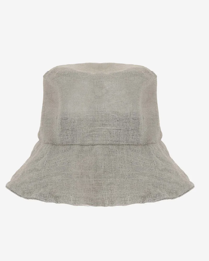 Reinhard Plank Leinenschaufelhut Grey