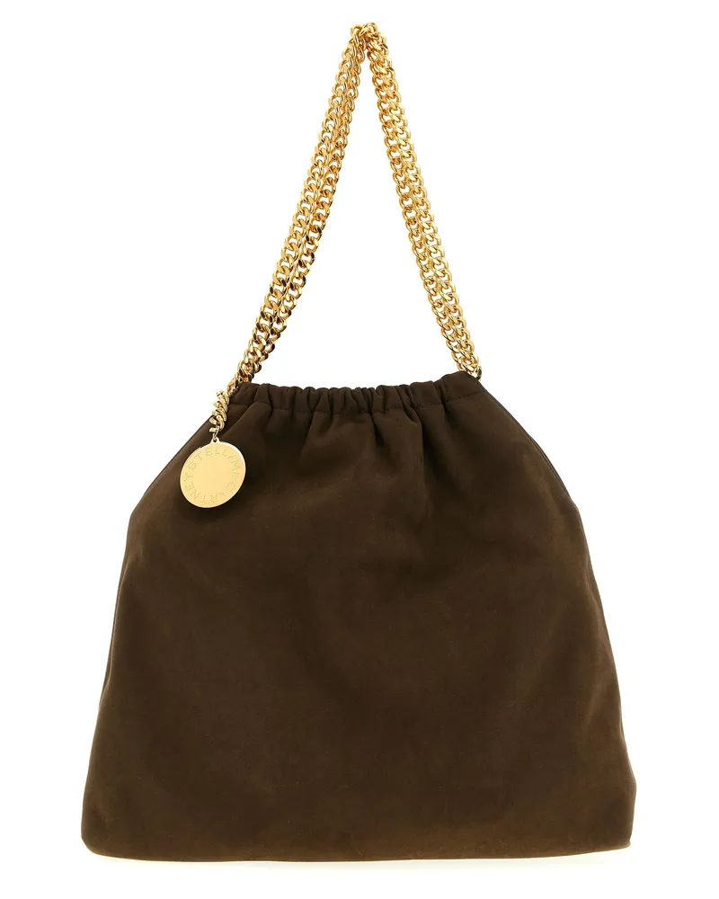 Stella McCartney Umhängetasche „Falabella Kordelzug Brown