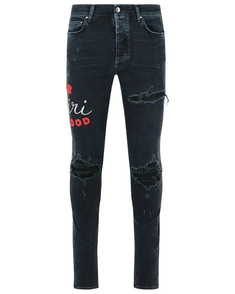 Amiri schwarze Baumwolljeans Black