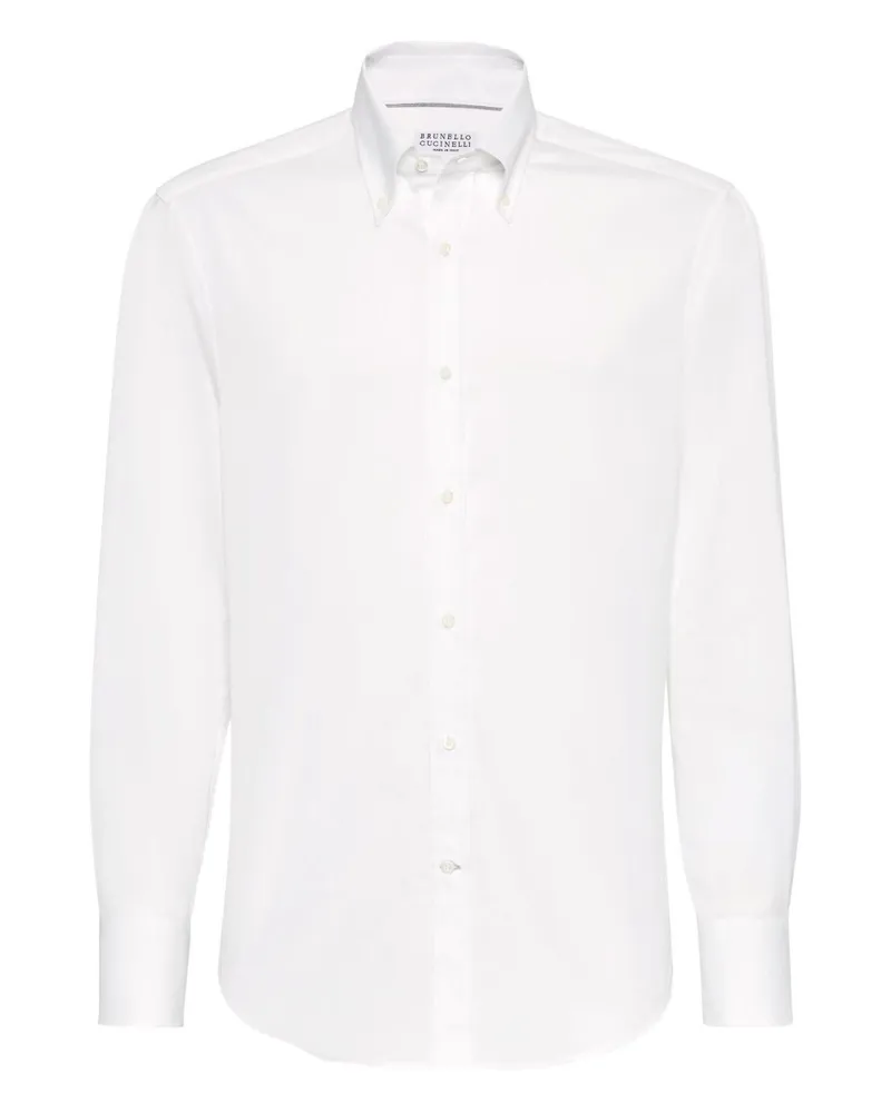 Brunello Cucinelli Baumwollhemd White