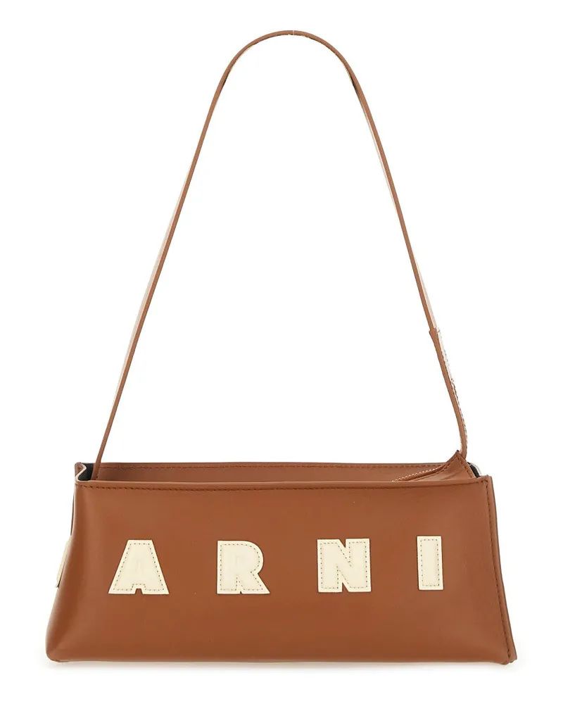 Marni Baguette "Museum" -Tasche Brown