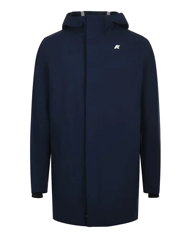 K-Way 3 Schicht Nylonjacke Blue
