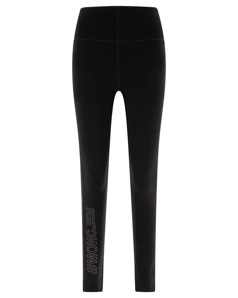 Moncler Leggings im technischen Nylon Black