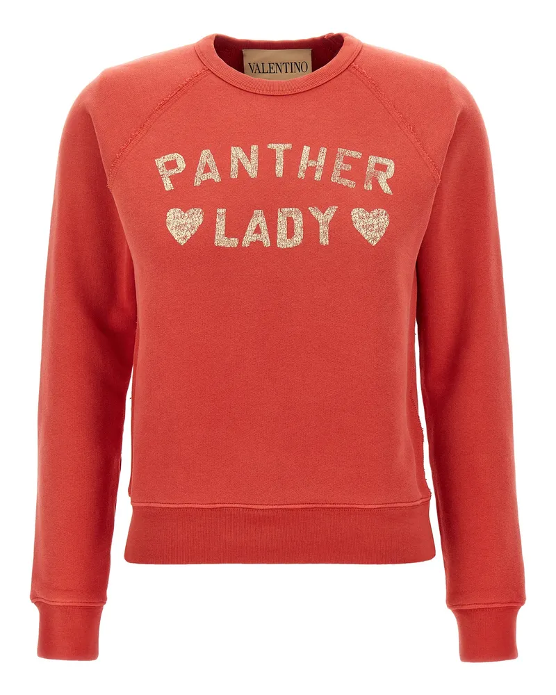 Valentino Garavani Valentino Garavani 'Panther Lady' Sweatshirt Red