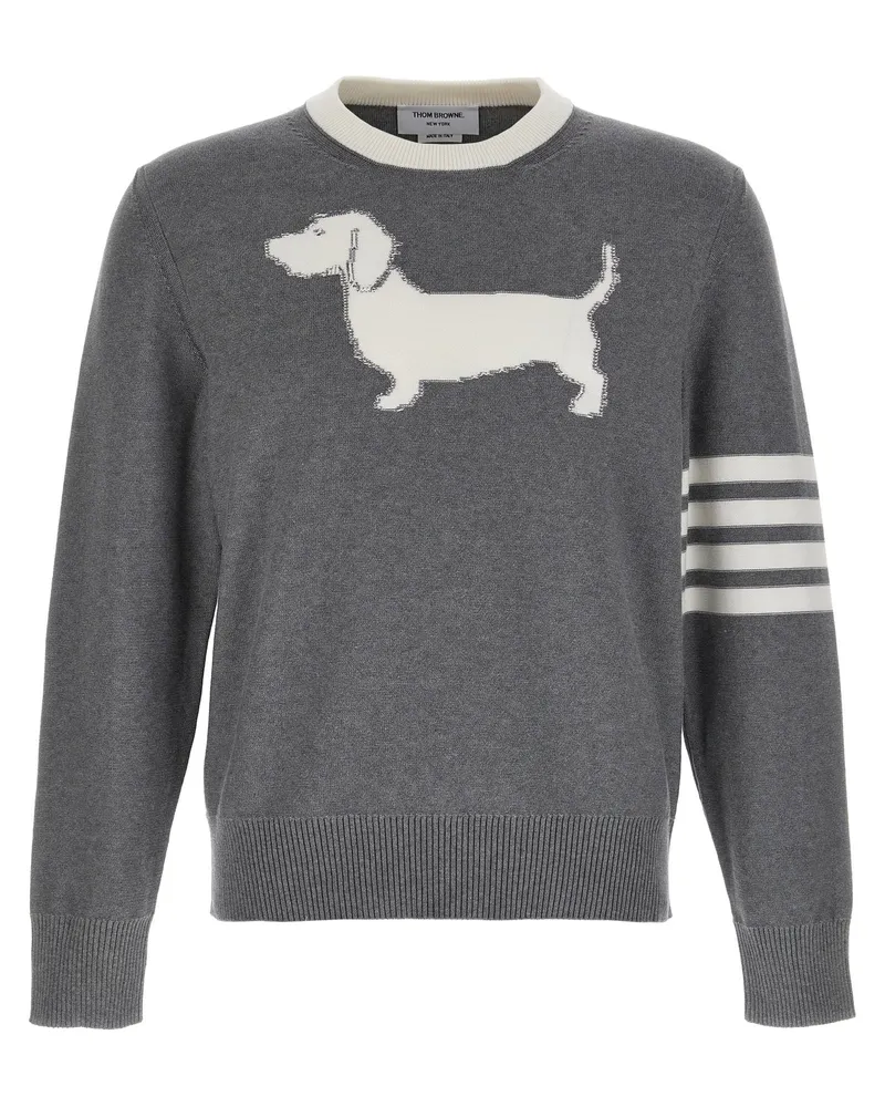 Thom Browne Bar Hector' Pullover Gray