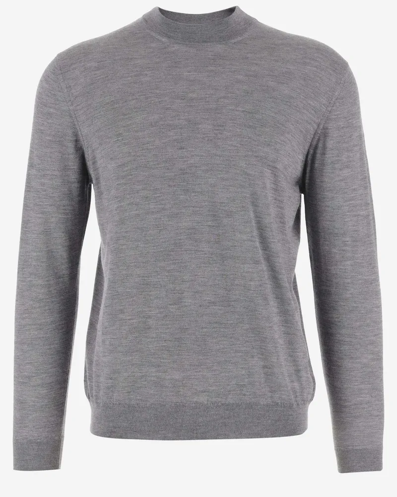 Malo Cashmere und Seidenpullover Grey