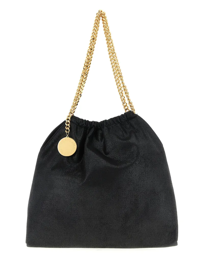 Stella McCartney Schultertasche „Falabella Kordelzug“ I Black