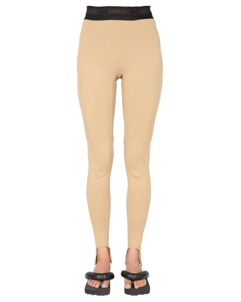 AMBUSH Hinterhalt "Scuba" Leggings Beige