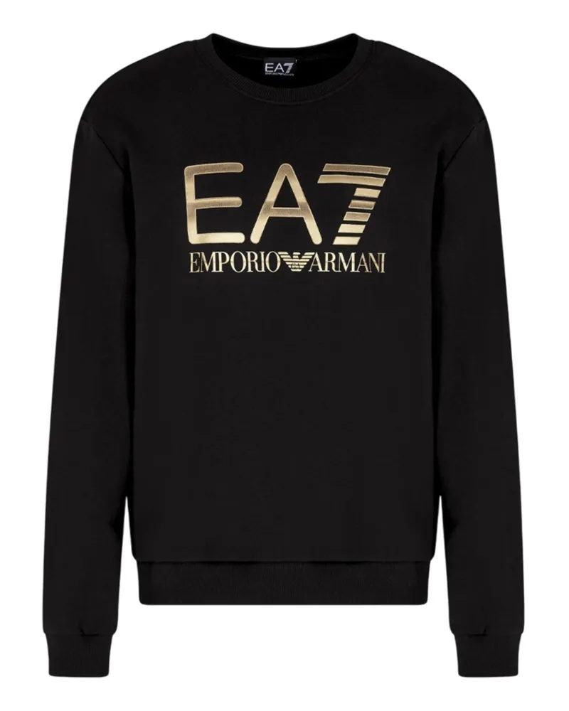 EA7 Pullover Schwarz Black