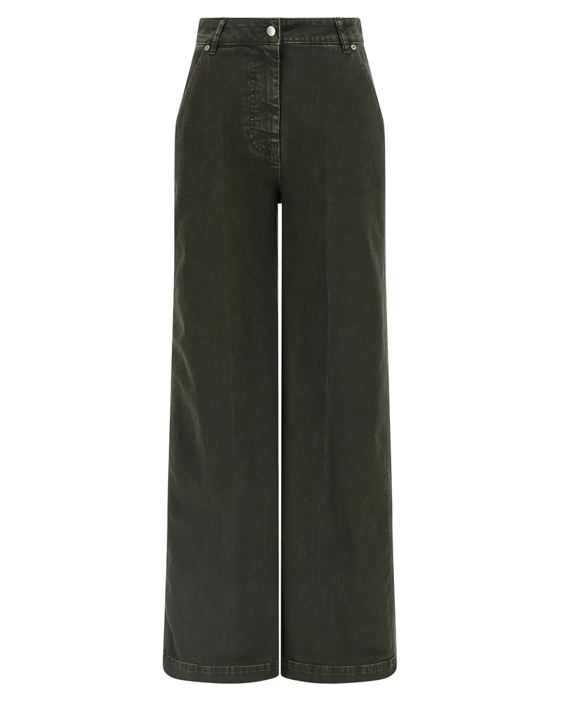 NUDE Nackte Weitbeinjeans Black