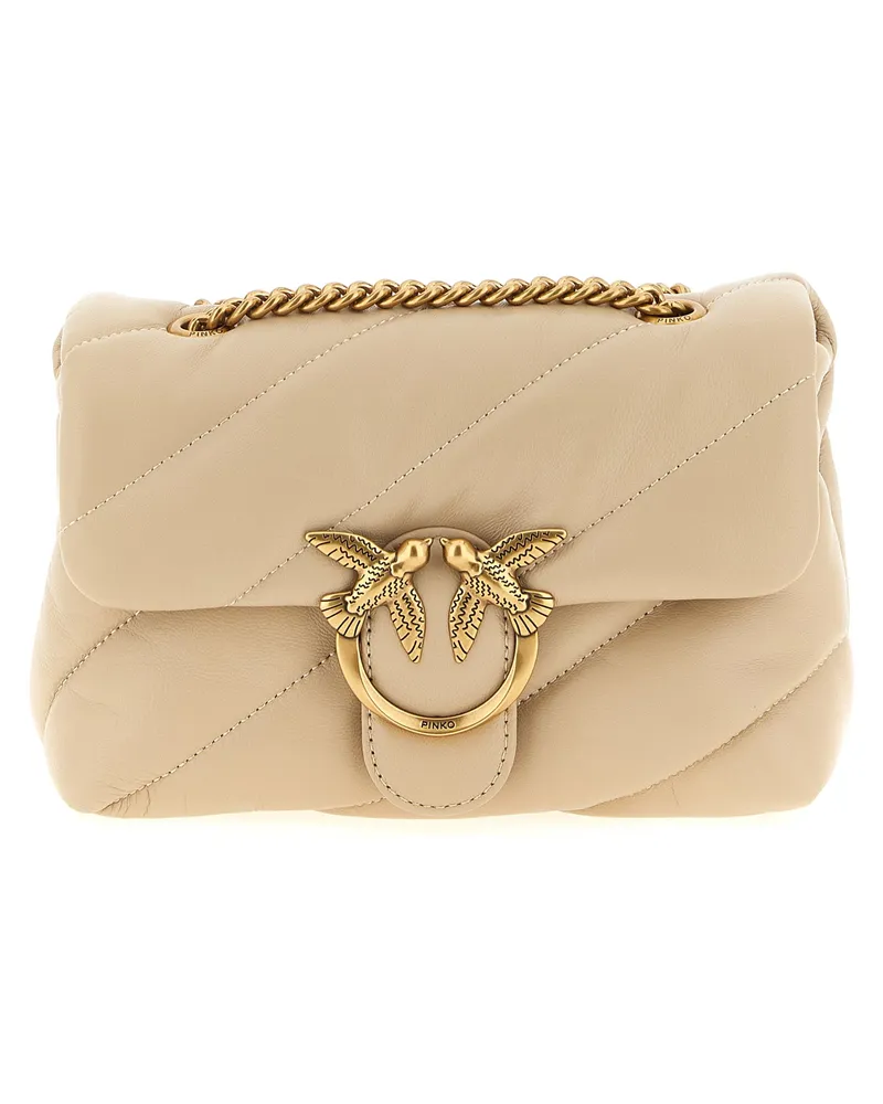 Pinko Love Mini Puff' Crossbody -Tasche Beige