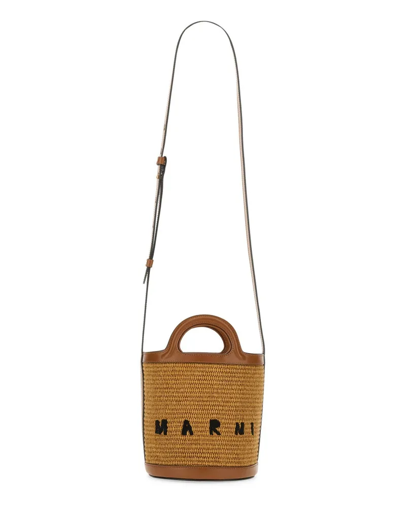 Marni Borsa "Tropicalia" Mikro Brown