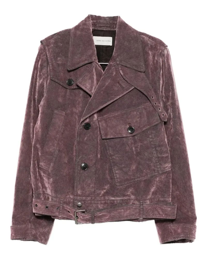 Dries van Noten DRIES VAN NERN VASSEL DEN 2392 M.W.Jacket Lil 403	lilac