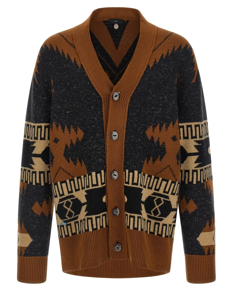Alanui Dreamscape Icon' Strickjacke Brown