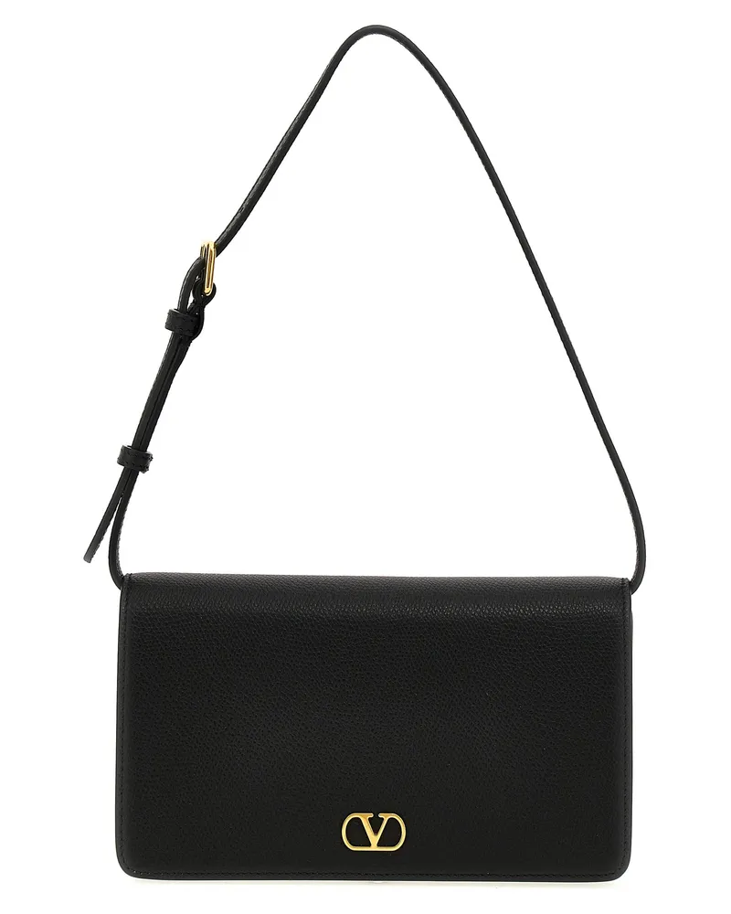 Valentino Garavani Valentino Garavani 'V Logo Signature' Umhängetasche Black