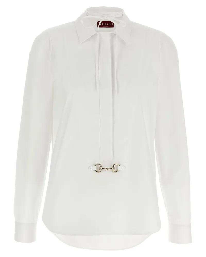Gucci Horsebit-Hemd White