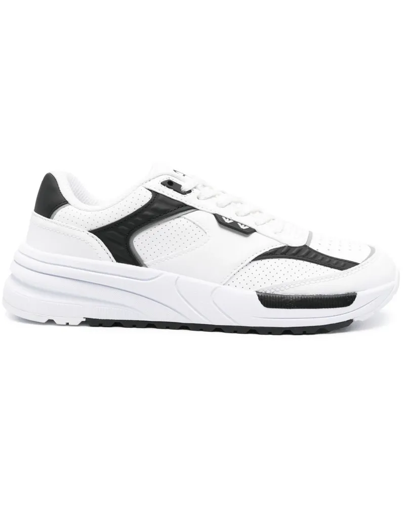 EA7 Logo -Turnschuhe White