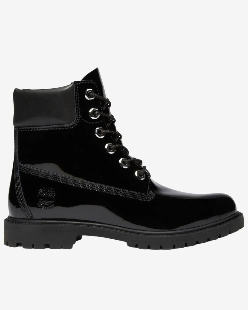 Timberland Hochglanzstiefel aus Holzländer Black