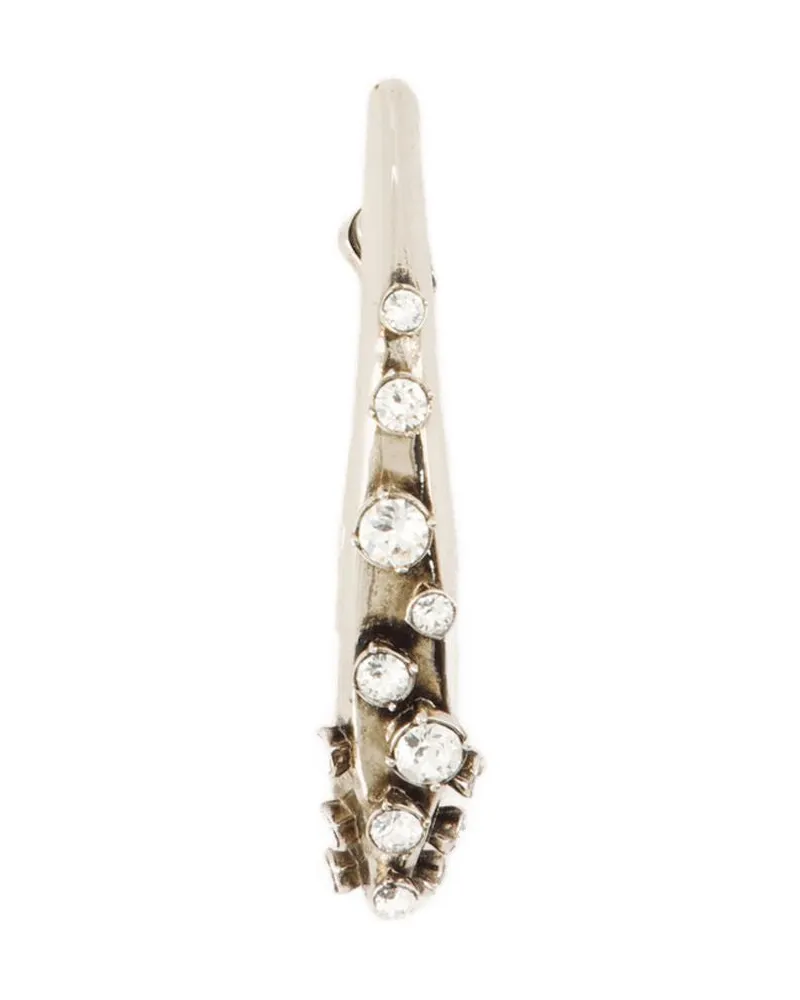 Alexander McQueen AB -Faceed Ohrringe  Silberton Silber