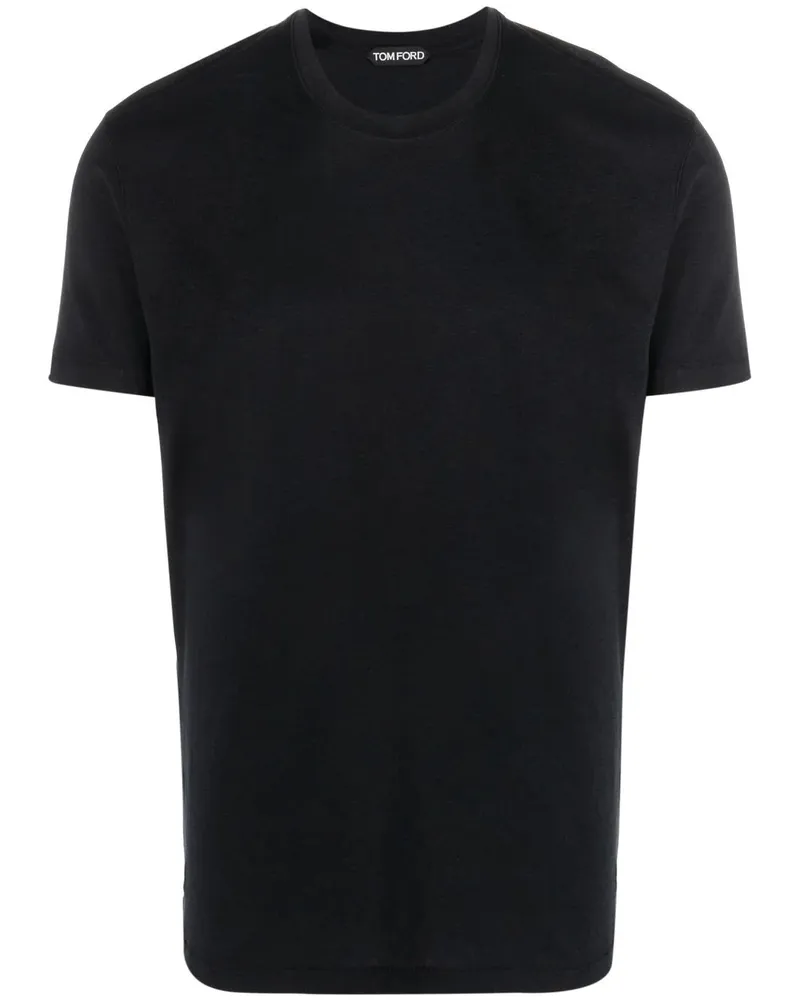 Tom Ford kurzärmeliges Crew Neck T -Shirt Grey
