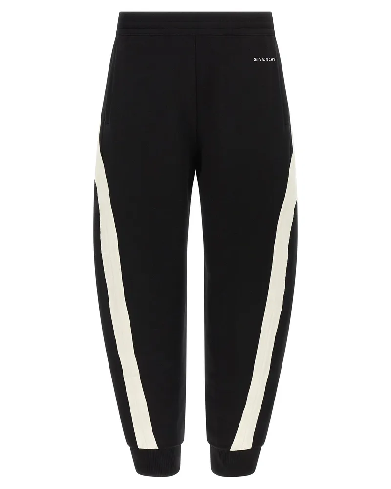Givenchy Jogginghose mit Satineinsatz White