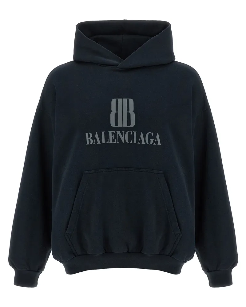 Balenciaga Nano Bb“ Kapuzenpullover Black
