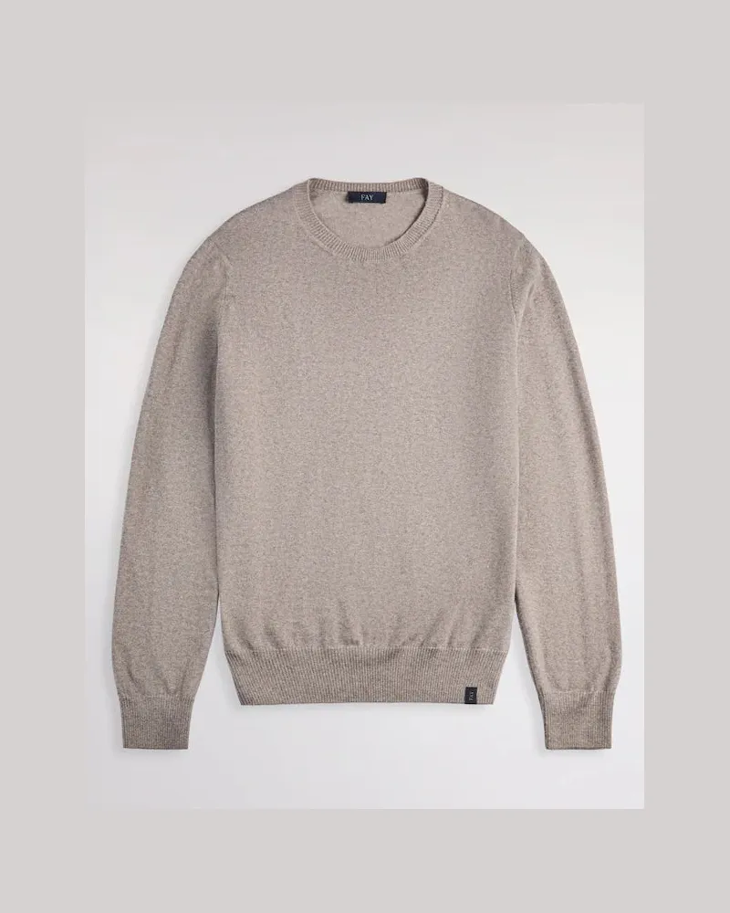 Fay Wollpullover Beige