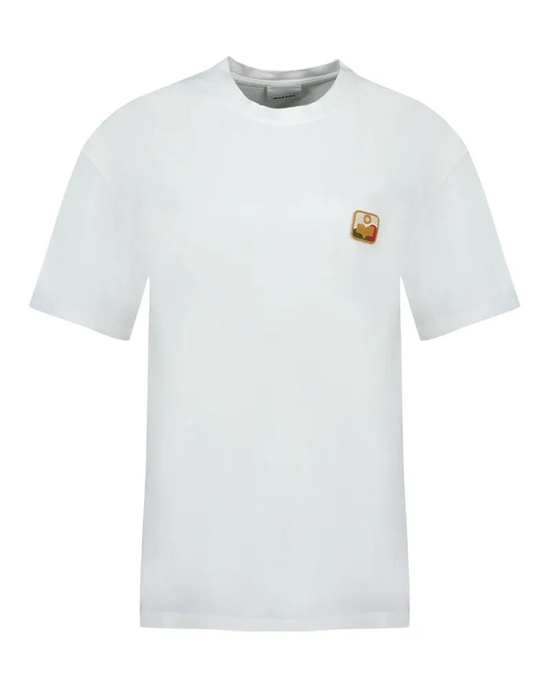 Isabel Marant Hugo GB T-Shirt  Baumwolle Weiß White