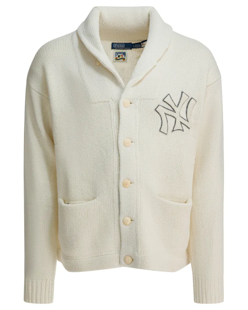 Ralph Lauren New York Yankees™ Woll-Cardigan White