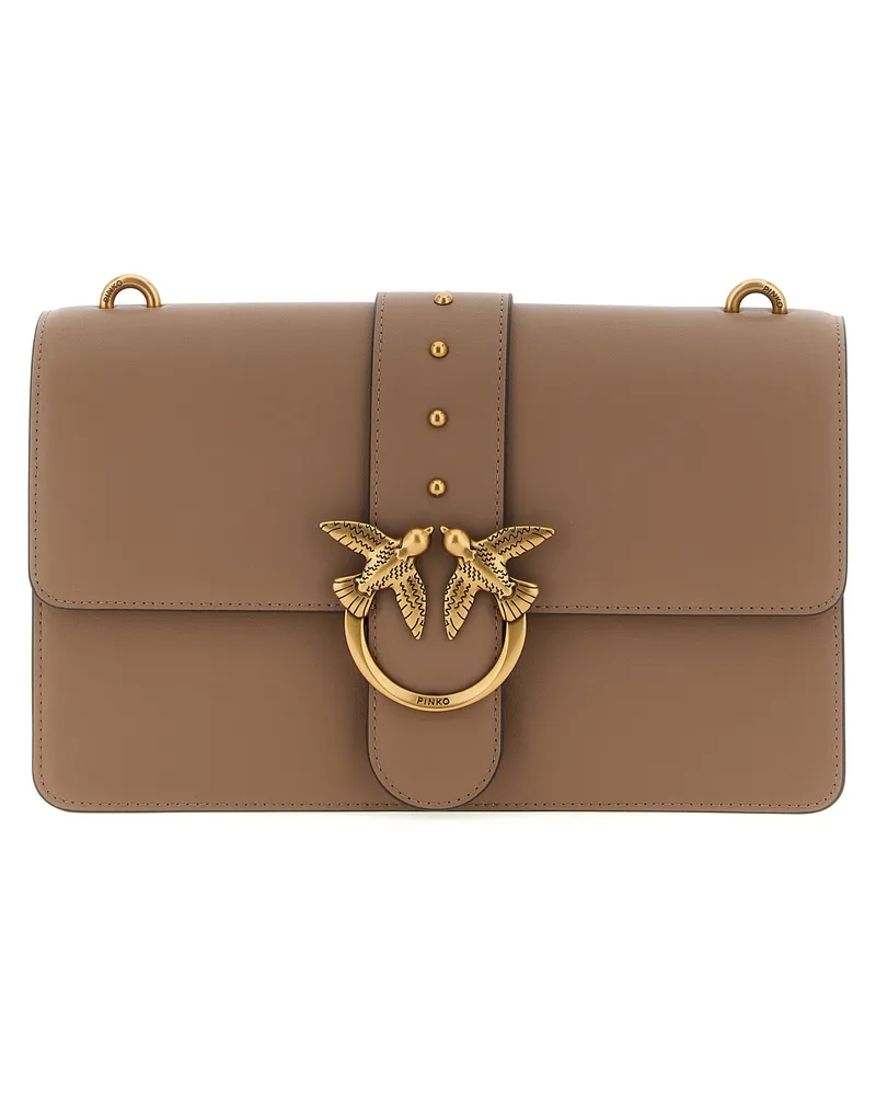 Pinko Love One Classic' Crossbody -Tasche Beige