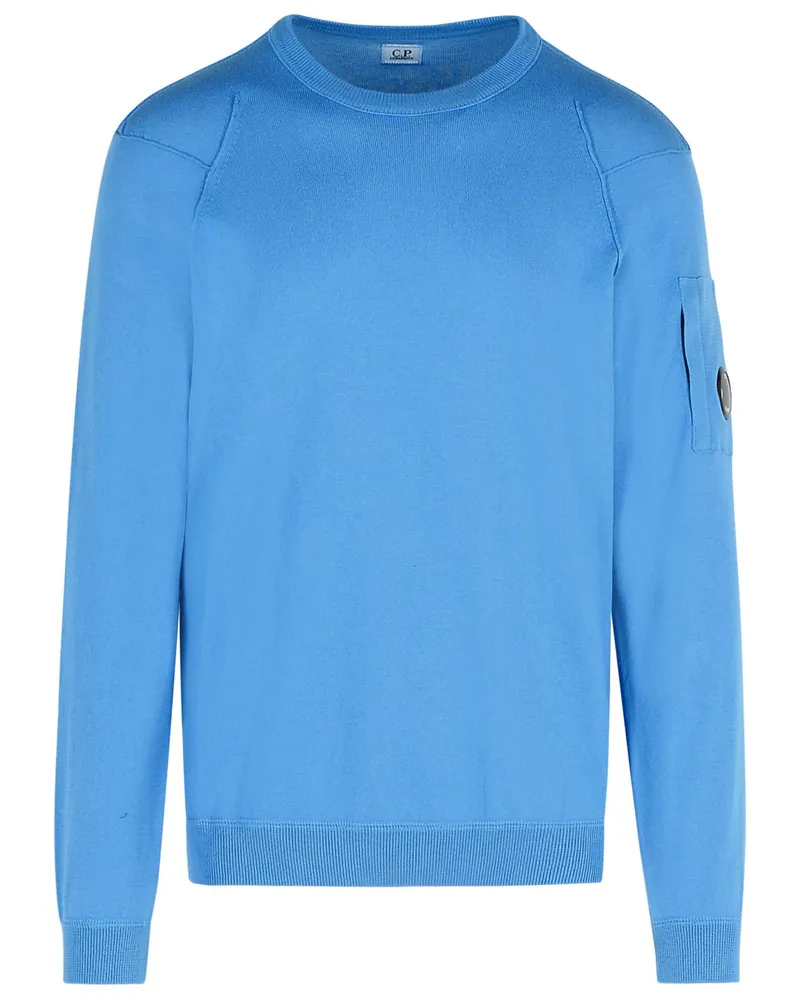 C.P. Company C.P. Firma Blue Baumwollpullover Light