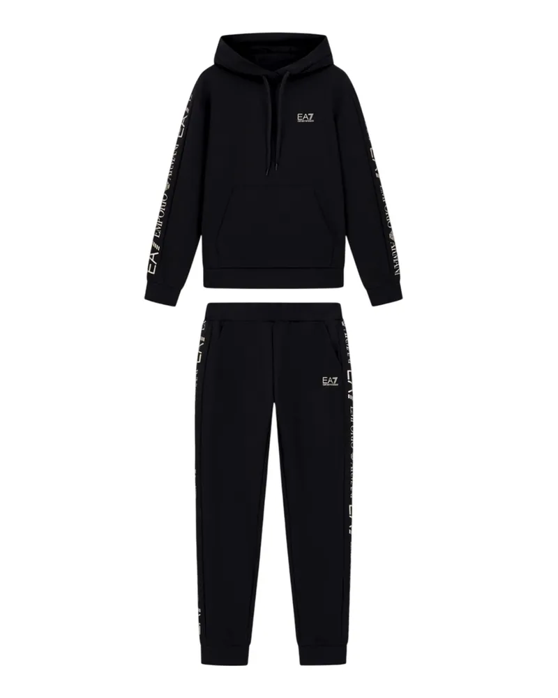 EA7 Kleider Schwarz Black