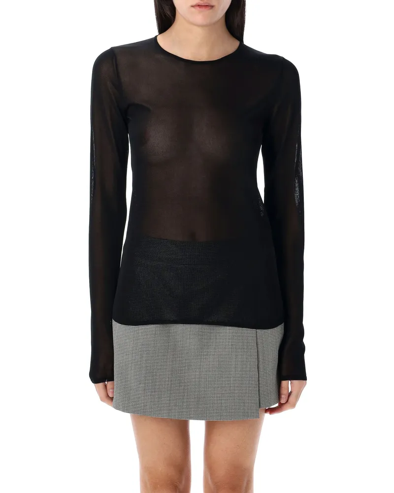 Golden Goose Goldenes Gänse -Top schwarz Black
