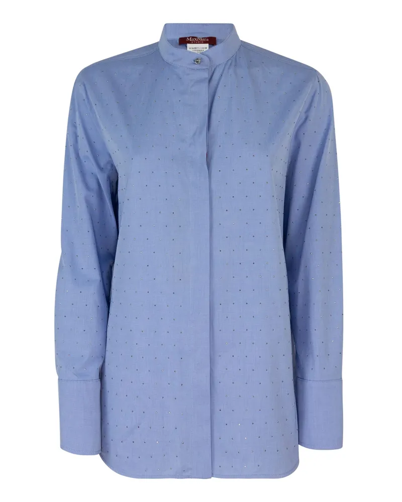 Max Mara Camicia Rubens Blu Blue