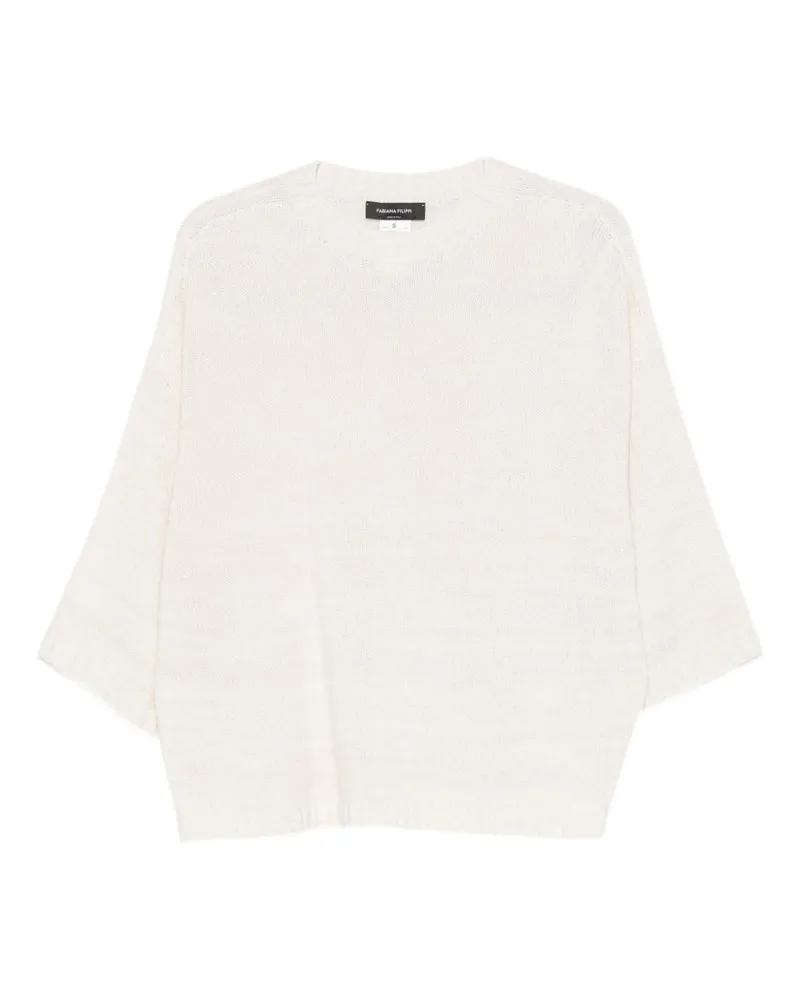 Fabiana Filippi Pullover aus Wollmischung von Beige