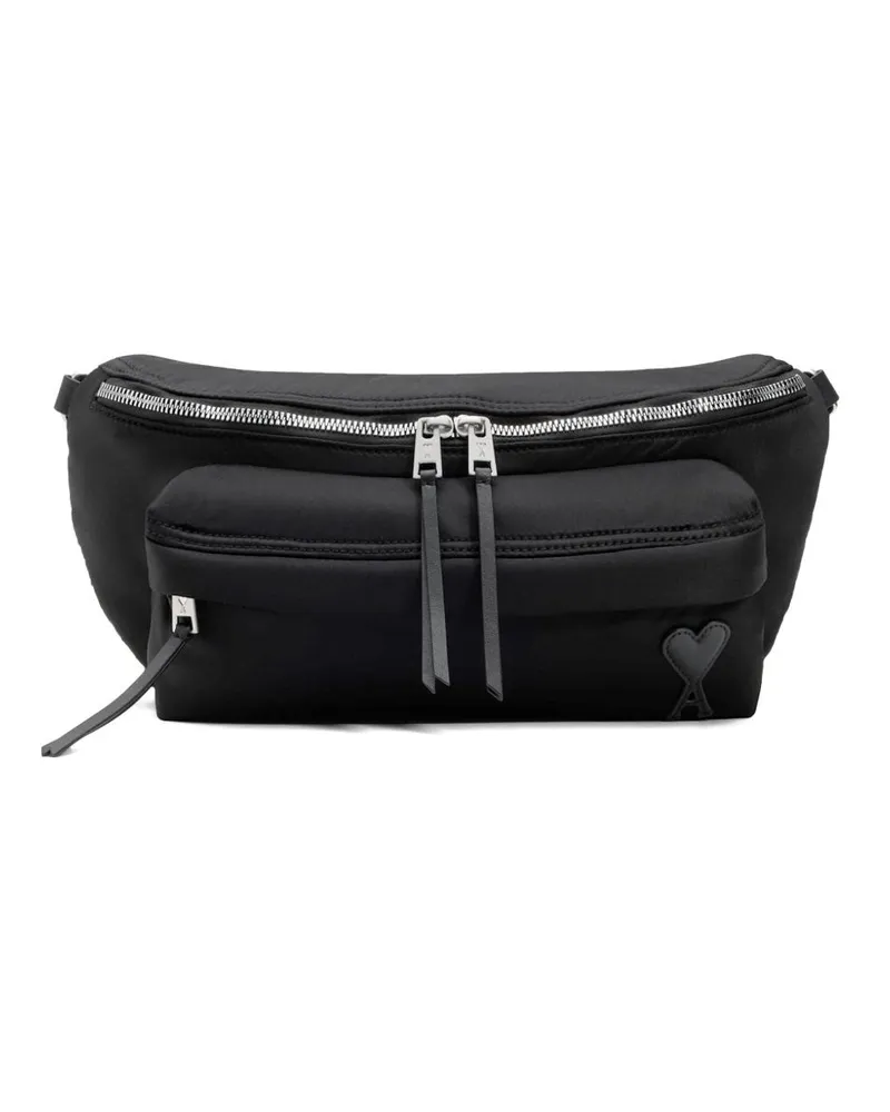 AMI Paris Nylongürtelbeutel Black
