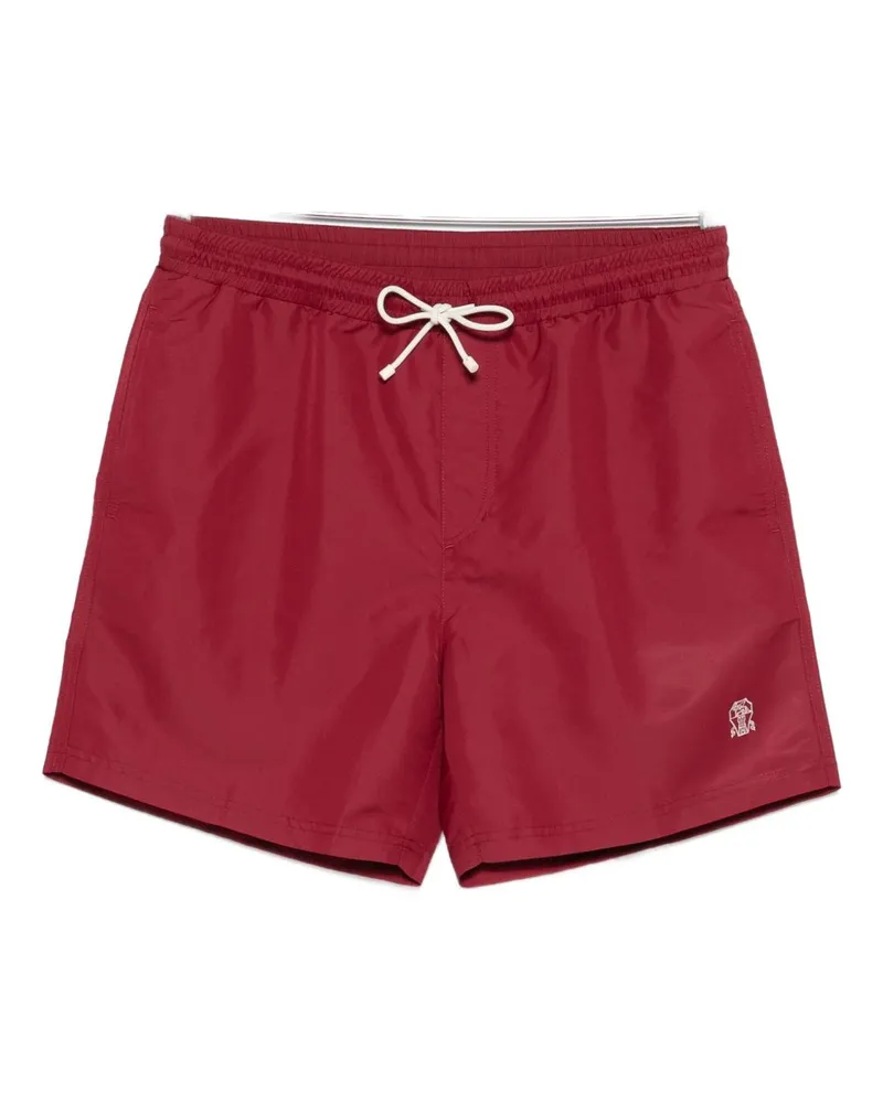 Brunello Cucinelli Badeshorts Red