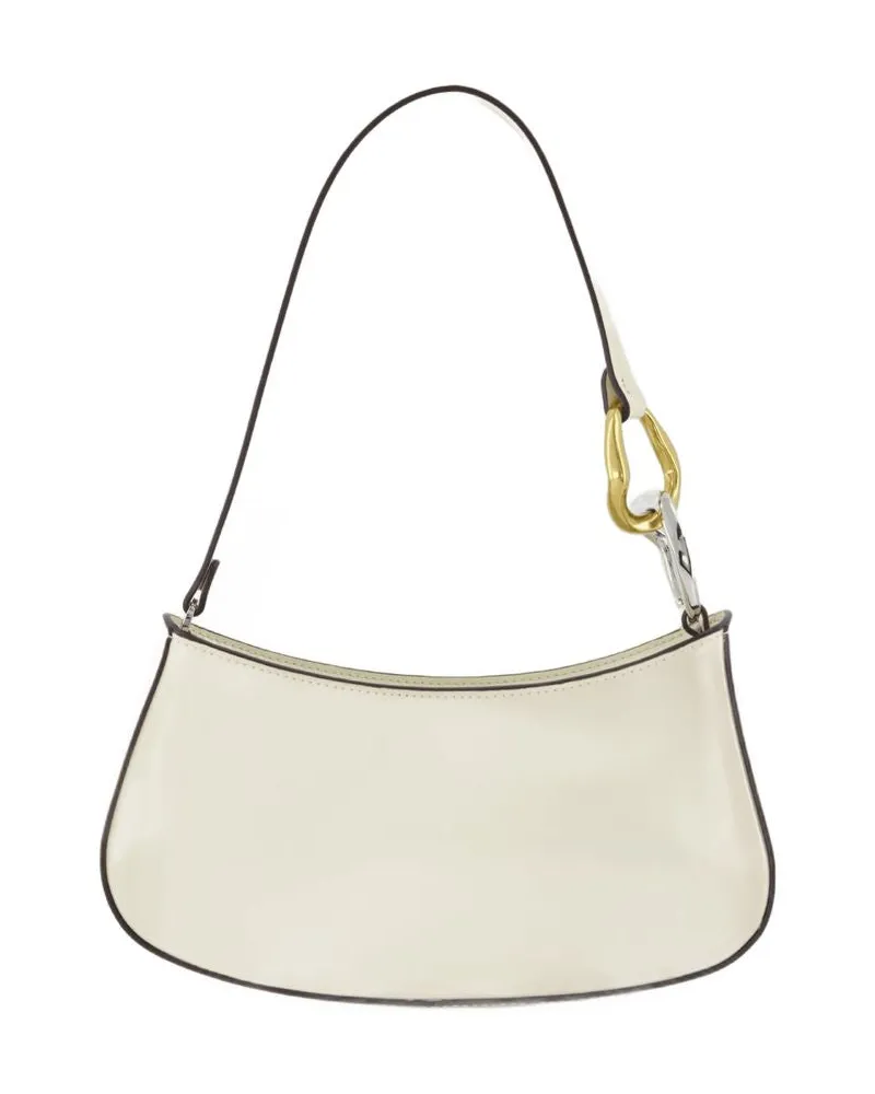 STAUD Ollie Hobo Bag  Cream Leder Weiß