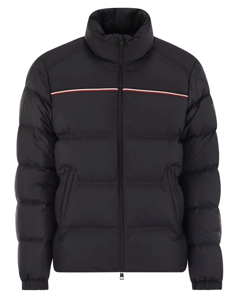 Moncler Bouvaque Short Down Jacke Navy