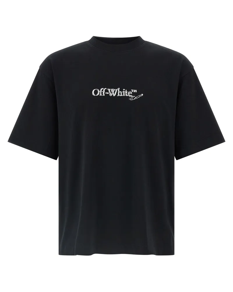 OFF-WHITE Scribble Arrow Skate' T -Shirt White