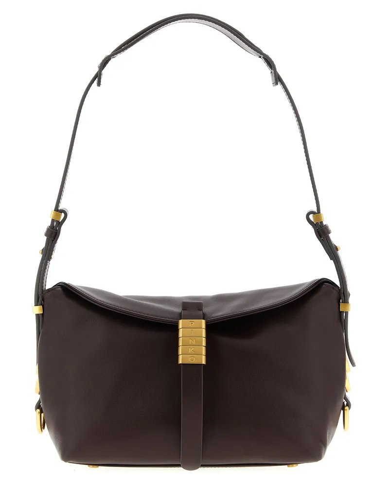 Pinko Saddle Baguette' Kleine Umhängetasche Bordeaux
