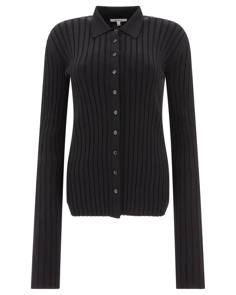 Nensi Dojaka Rippen -Hemd Schwarz