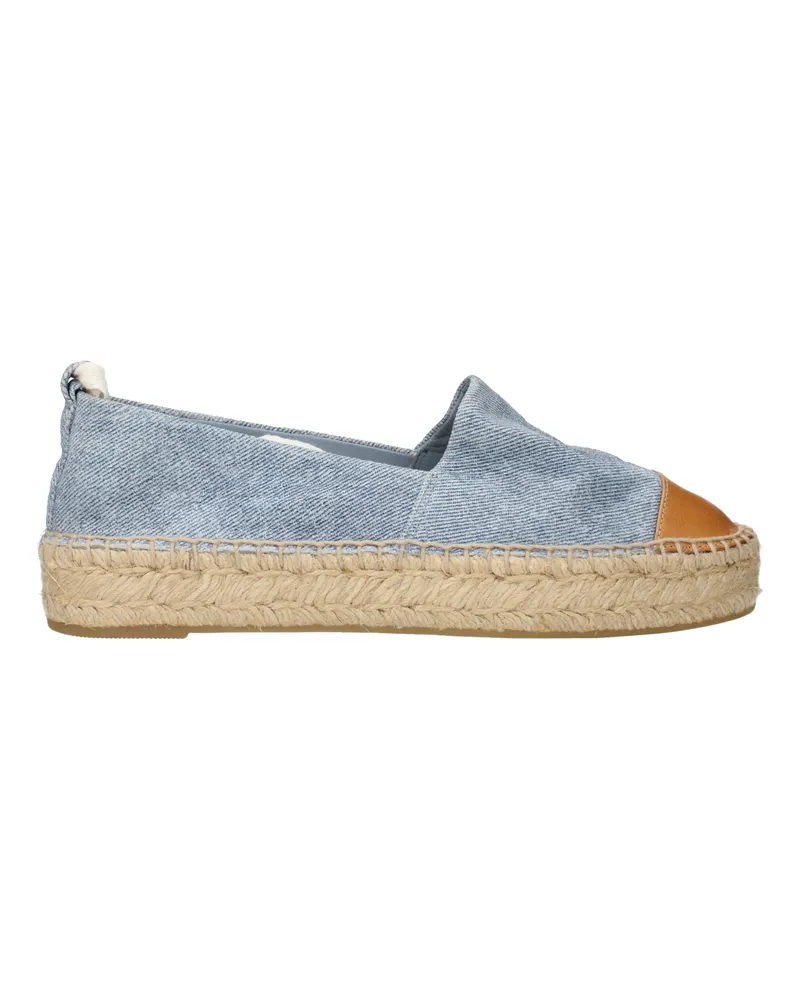 Tory Burch Damens Espadrillas aus blauem/wolkenfarbenem Stoff -
