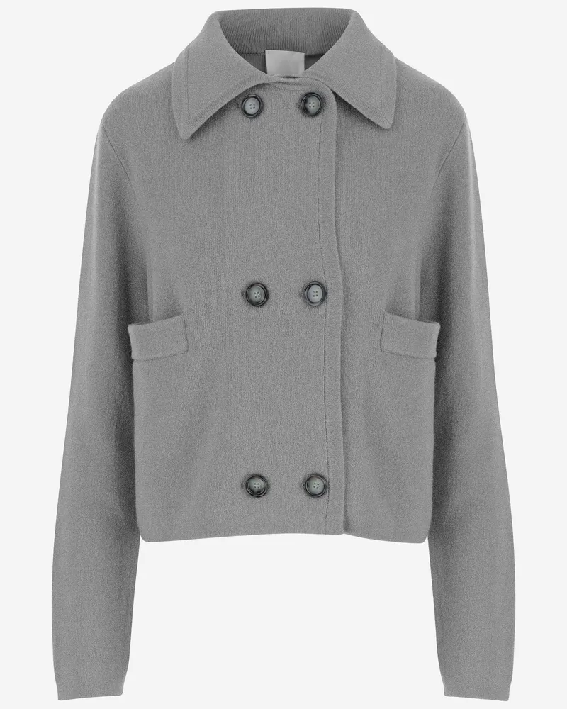 ALLUDE Anspielung Wolle und Kaschmirjacke Grey